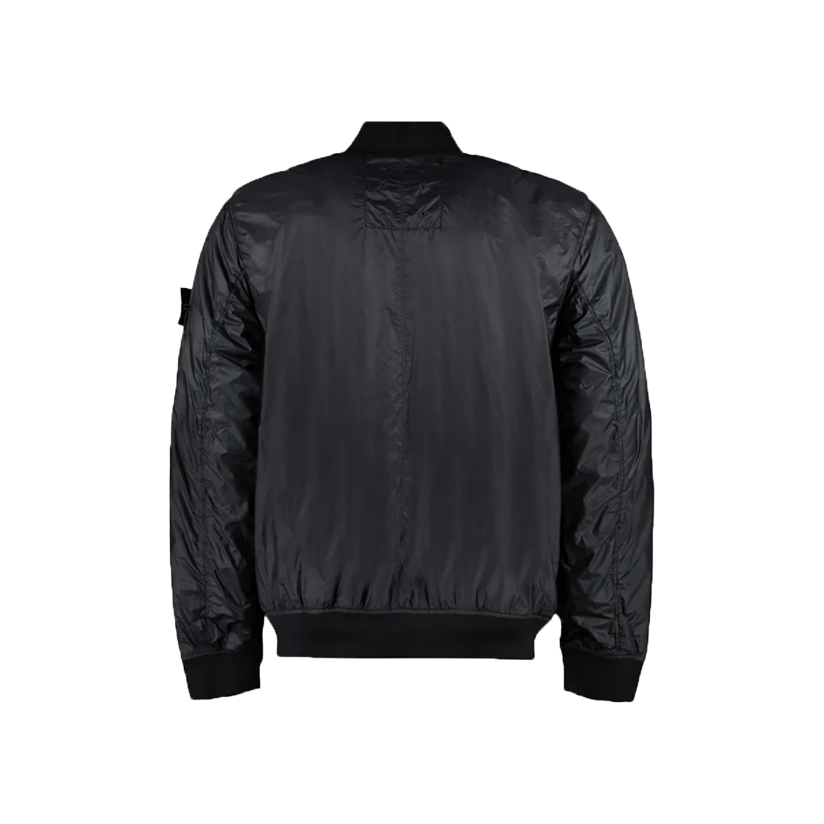 STONE ISLAND NYLON BOMBER JACKET IN BLACK