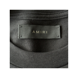 AMIRI BLACK AND RED STAGGERED LOGO T-SHIRT