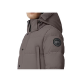 CANADA GOOSE WYNDHAM PARKA BLACK LABEL COAT IN GREY