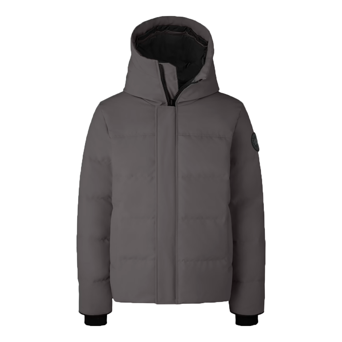 CANADA GOOSE MACMILLAN PARKA BLACK LABEL JACKET IN COASTAL GREY