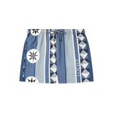 LOEWE PAULA'S IBIZA STRAIGHT LEG SWIM SHORTS IN BLUE