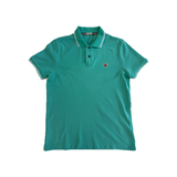 PRELOVED MONCLER LOGO PATCH POLO IN GREEN