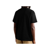 GUCCI LOGO-PRINT COTTON T-SHIRT IN BLACK