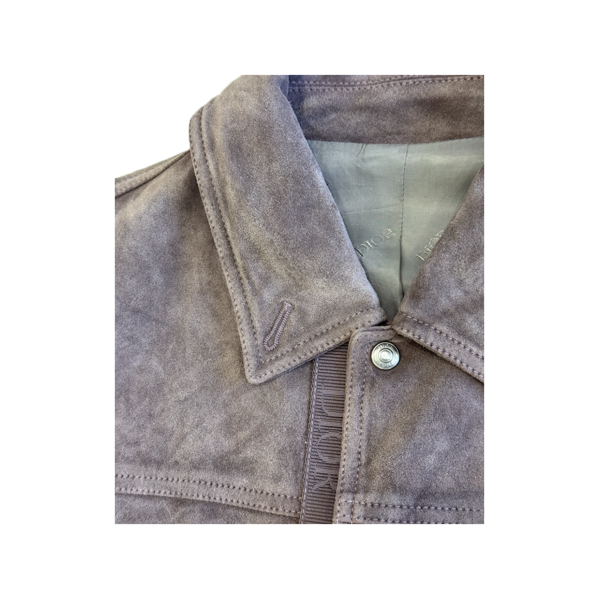 PRELOVED DIOR SUEDE JACKET IN ROSE