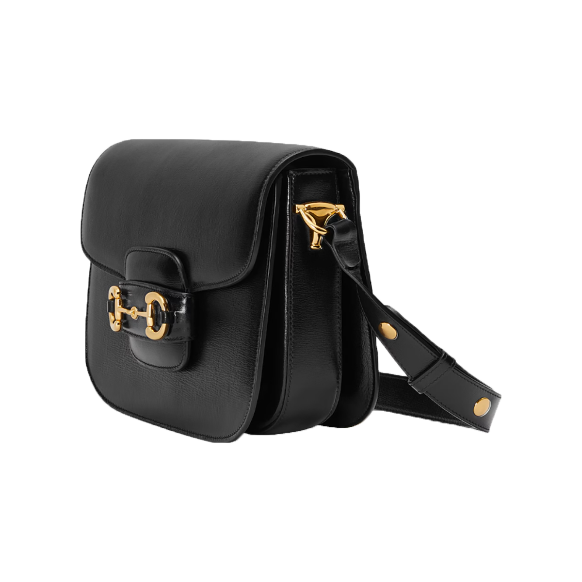 GUCCI HORSEBIT 1955 MEDIUM SHOULDER BAG IN BLACK