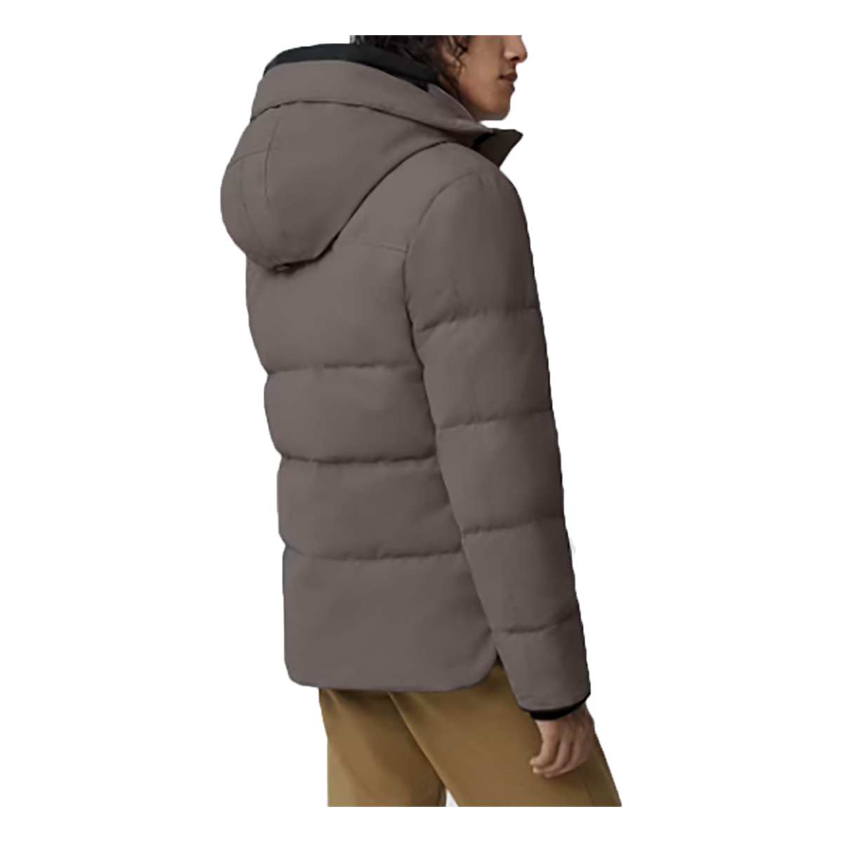 CANADA GOOSE MACMILLAN PARKA BLACK LABEL JACKET IN COASTAL GREY
