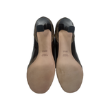 PRELOVED GUCCI GG BAMBOO HORSEBIT HEELS IN BROWN/BEIGE
