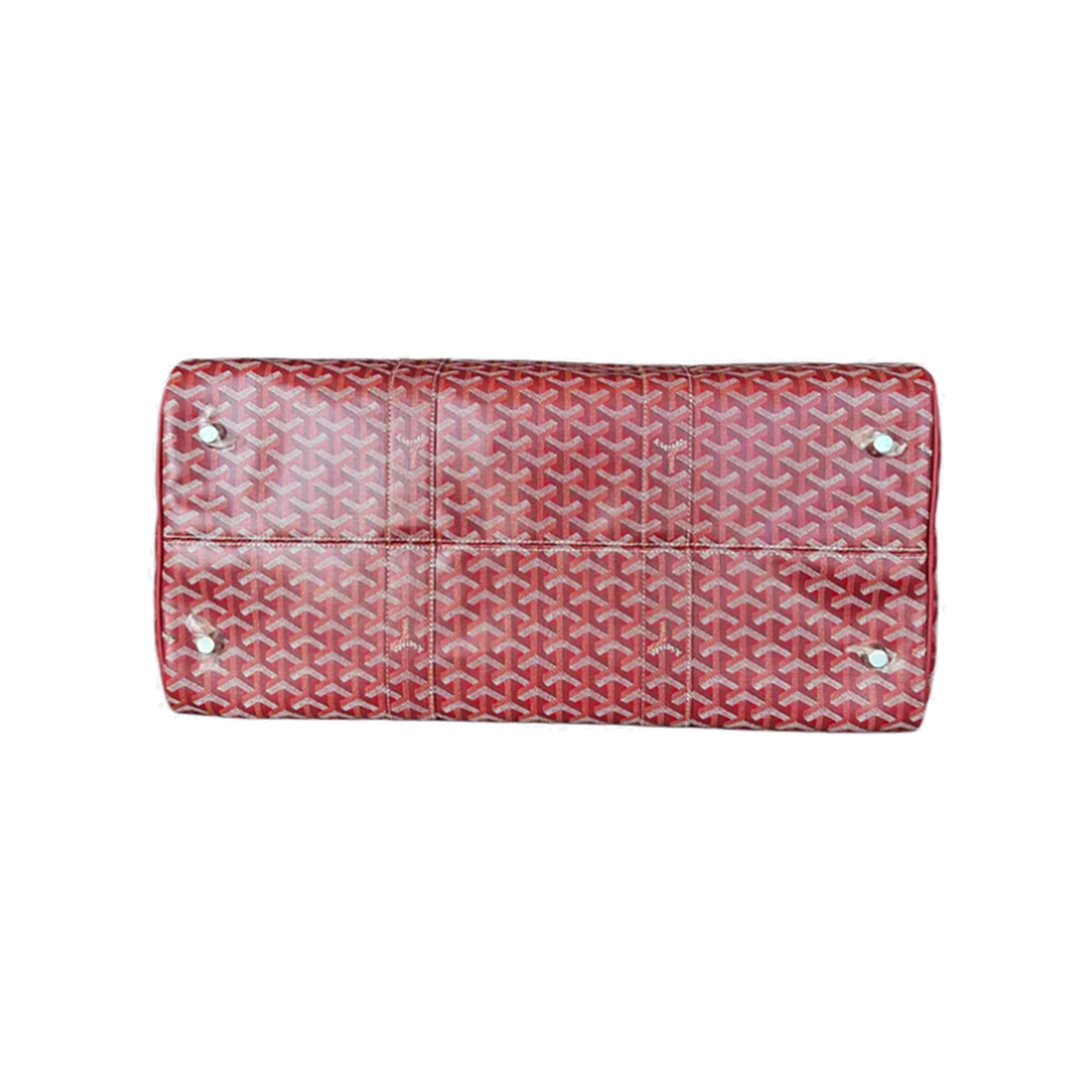 GOYARD BOSTON 50 DUFFEL BAG IN RED