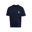 GIVENCHY GRAPHIC-PRINT LOGO T-SHIRT IN NAVY