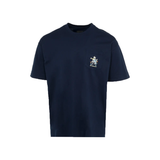 GIVENCHY GRAPHIC-PRINT LOGO T-SHIRT IN NAVY