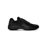 PRADA AMERICAS CUP LEATHER TRAINERS IN BLACK