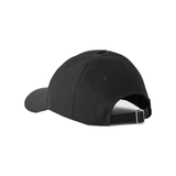 LOEWE LOGO-EMBROIDERED COTTON-CANVAS CAP IN BLACK