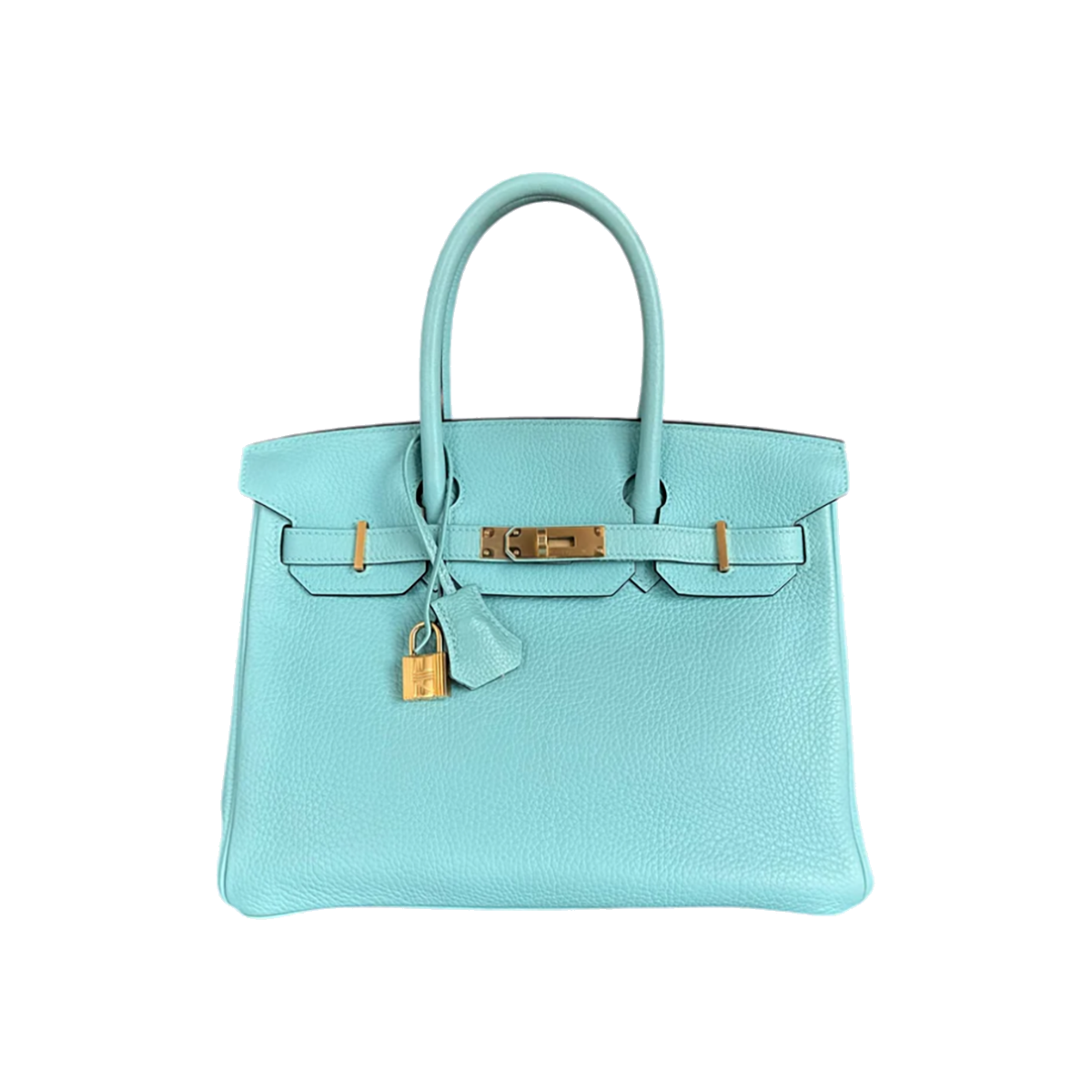 PRELOVED HERMES BLUE ATOLL GOLD HARDWEAR TOGO BIRKIN 30