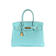 PRELOVED HERMES BLUE ATOLL GOLD HARDWEAR TOGO BIRKIN 30