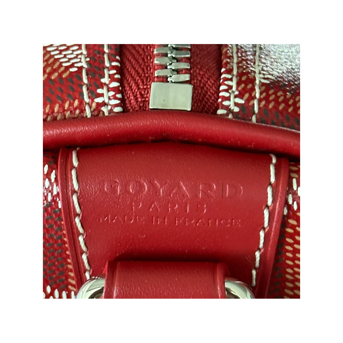 GOYARD BOSTON 50 DUFFEL BAG IN RED
