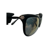 PRELOVED BVLGARI SNAKE HEAD MIRROR SUNGLASSES IN BLACK