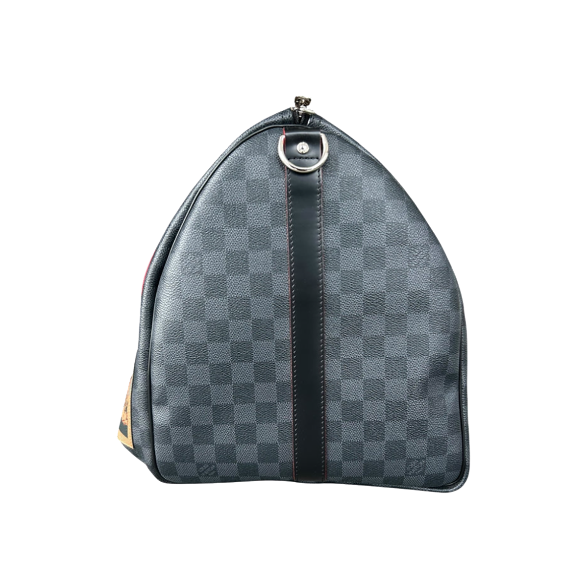 LOUIS VUITTON DAMIER GRAPHITE ALPS KEEPALL 55 IN BLACK