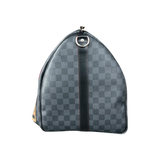 LOUIS VUITTON DAMIER GRAPHITE ALPS KEEPALL 55 IN BLACK