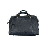 PRELOVED LOUIS VUITTON SPEEDY BANDOULIERE 25 IN NAVY BLUE