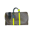 PRELOVED BROWN AND YELLOW MONOGRAM KEEPALL 50