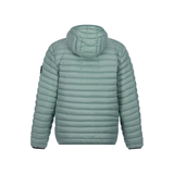 STONE ISLAND PACKABLE QUILTED JACKET IN BLUE