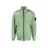 STONE ISLAND CRINKLE REPS BOMBER JACKET IN GREEN