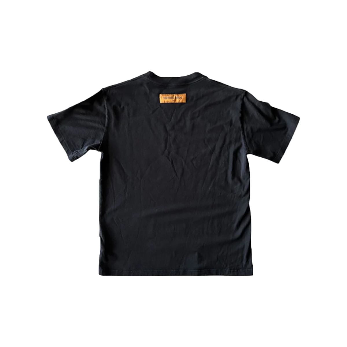 PRELOVED LOUIS VUITTON LV STITCH LOGO T-SHIRT IN BLACK