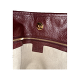 PRELOVED NEW GUCCI MONOGRAM HORSE BIT 1955 BAG IN BURGUNDY
