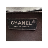 PRELOVED CHANEL SO BLACK CALFSKIN QUILTED MEDIUM BOY BAG