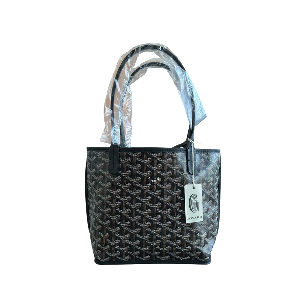 PRELOVED GOYARD ANJOU TOTE IN BLACK