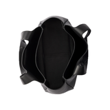 PRADA MEDIUM LEATHER TOTE BAG IN BLACK
