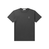 STONE ISLAND LOGO-APPLIQUED T-SHIRT IN GRAY