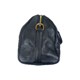 PRELOVED LOUIS VUITTON SPEEDY BANDOULIERE 25 IN NAVY BLUE