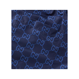 GUCCI SLIM-FIT MID-LENGTH LOGO SWIM SHORTS IN NAVY