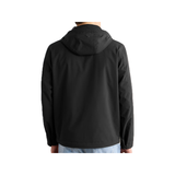 STONE ISLAND SHELL ZIP-UP JACKET IN BLACK