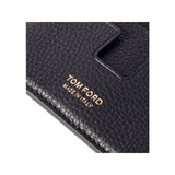 TOM FORD FULL-GRAIN LEATHER CARDHOLDER IN BLACK