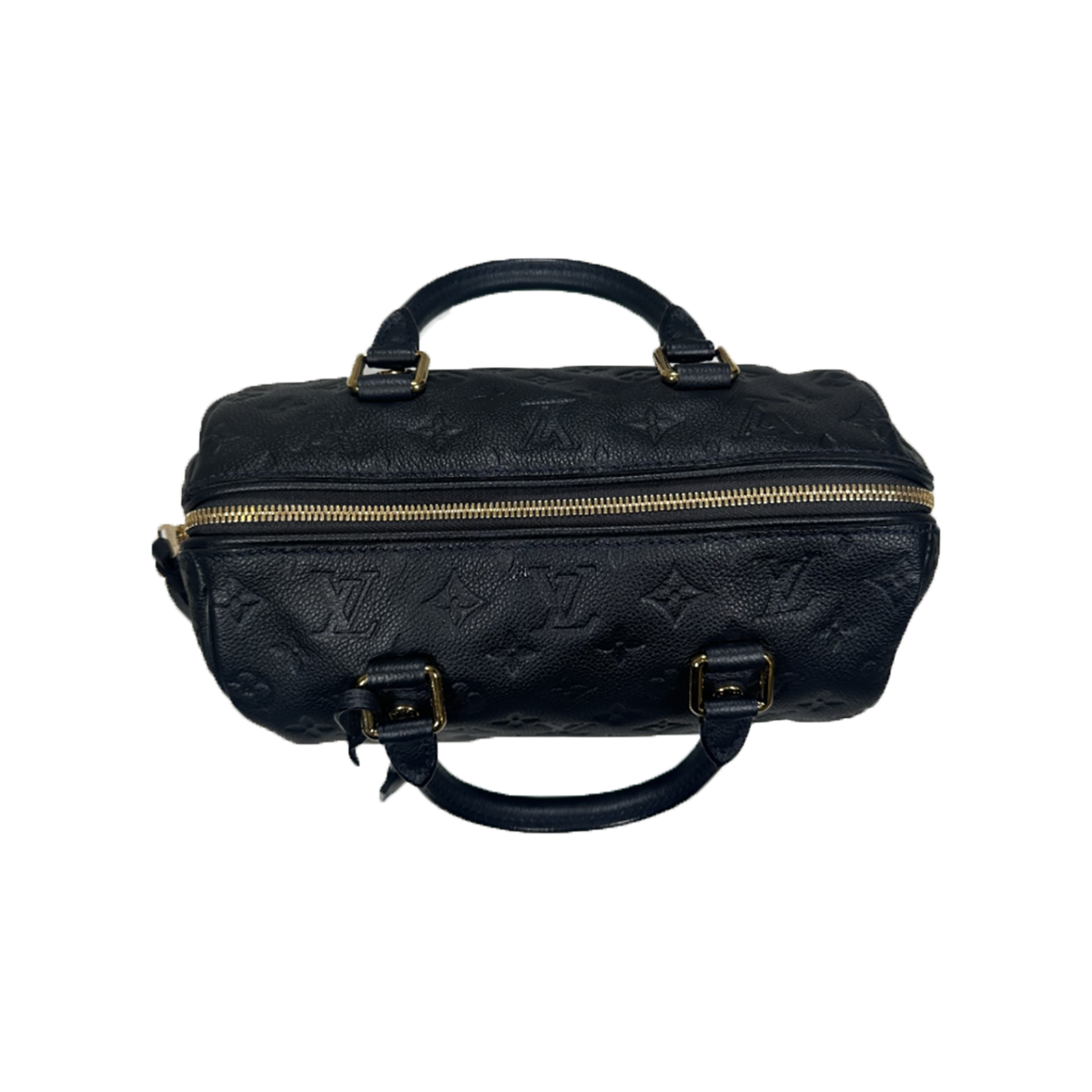 PRELOVED LOUIS VUITTON SPEEDY BANDOULIERE 25 IN NAVY BLUE