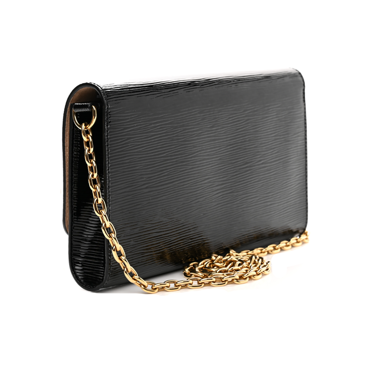LOUIS VUITTON POCHETTE LOGO BAG IN BLACK