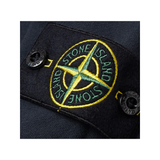STONE ISLAND GARMENT-DYED COTTON SWEATERSHIRT IN NAVY