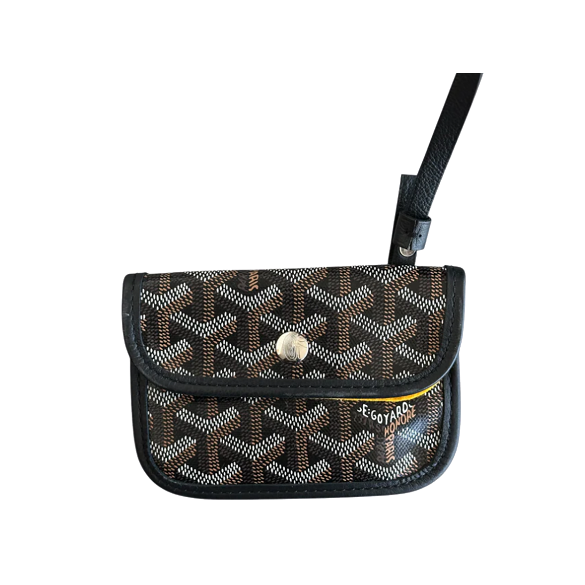 PRELOVED GOYARD ANJOU TOTE IN BLACK