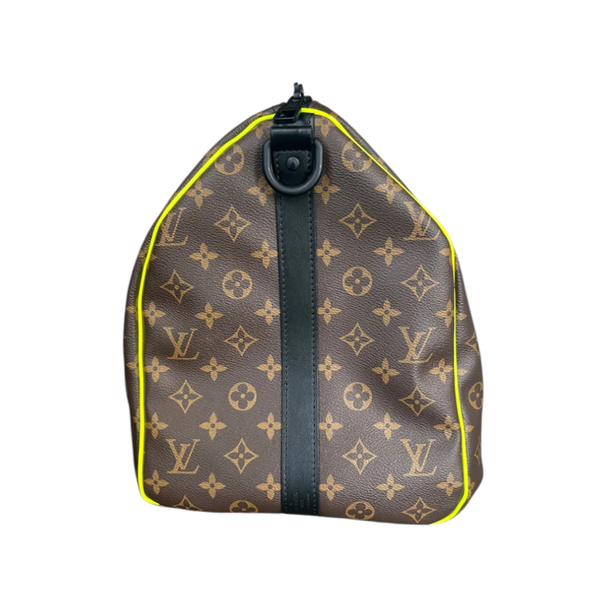 PRELOVED BROWN AND YELLOW MONOGRAM KEEPALL 50