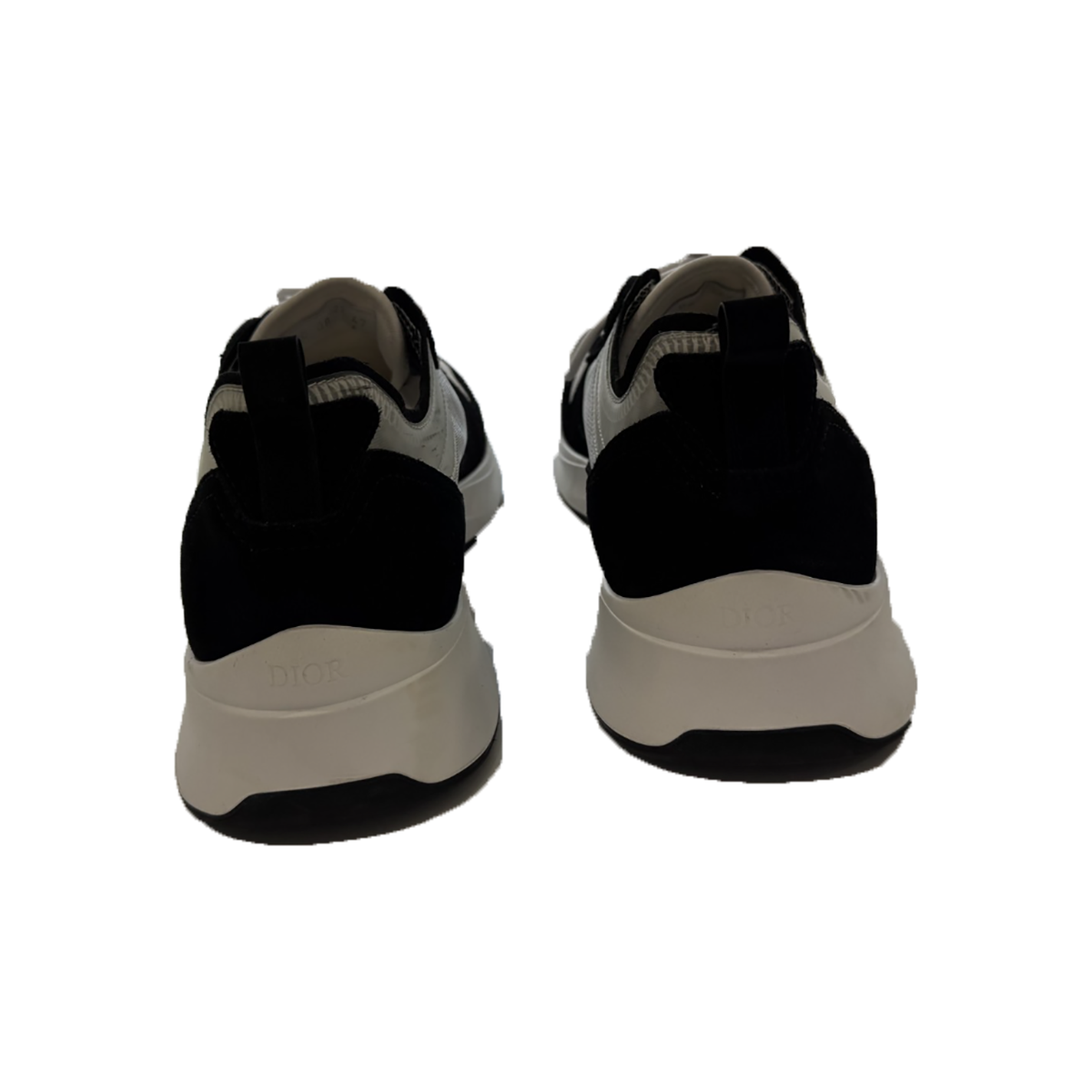 PRELOVED DIOR B25 OBLIQUE CANVAS RUNNER TRAINERS IN BLACK