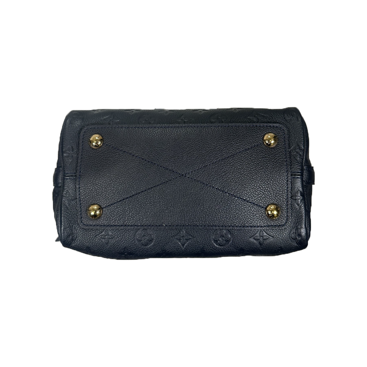 PRELOVED LOUIS VUITTON SPEEDY BANDOULIERE 25 IN NAVY BLUE