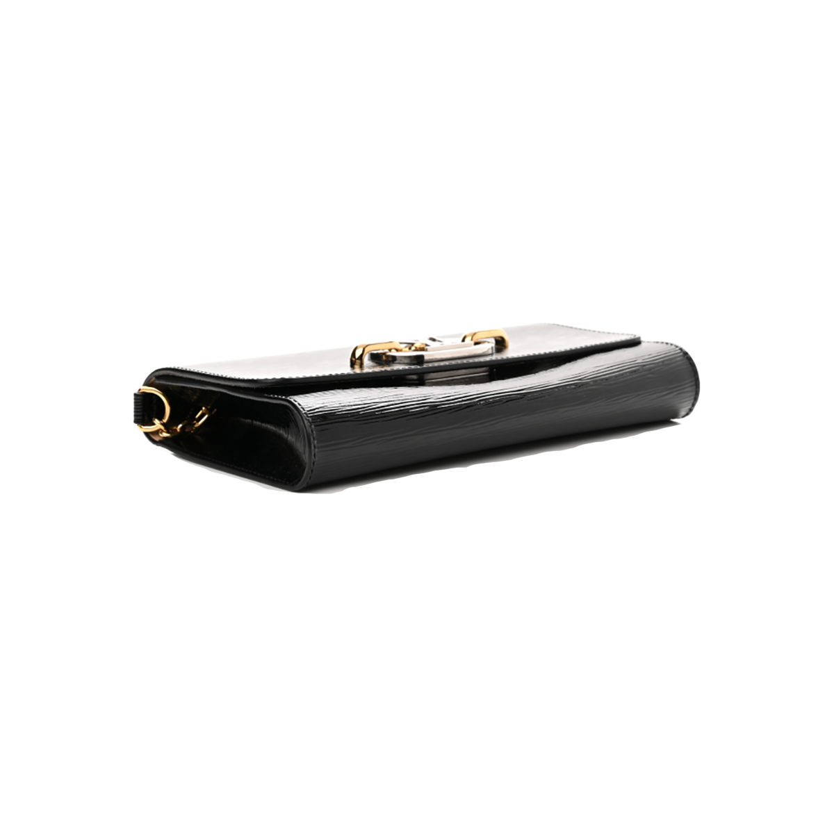 LOUIS VUITTON POCHETTE LOGO BAG IN BLACK