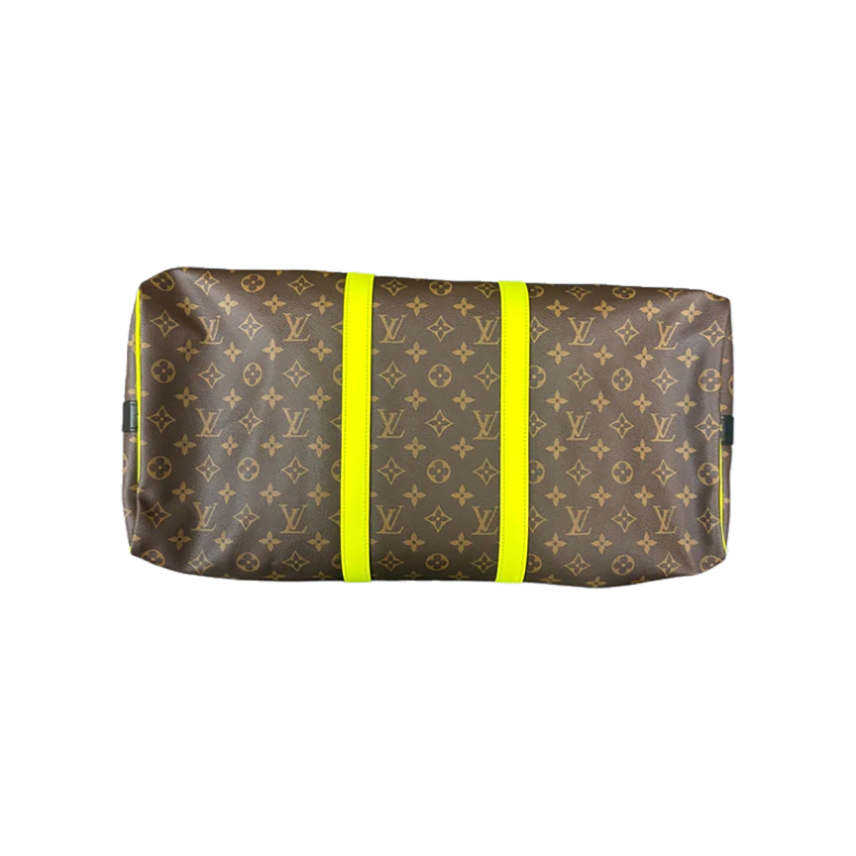 PRELOVED BROWN AND YELLOW MONOGRAM KEEPALL 50