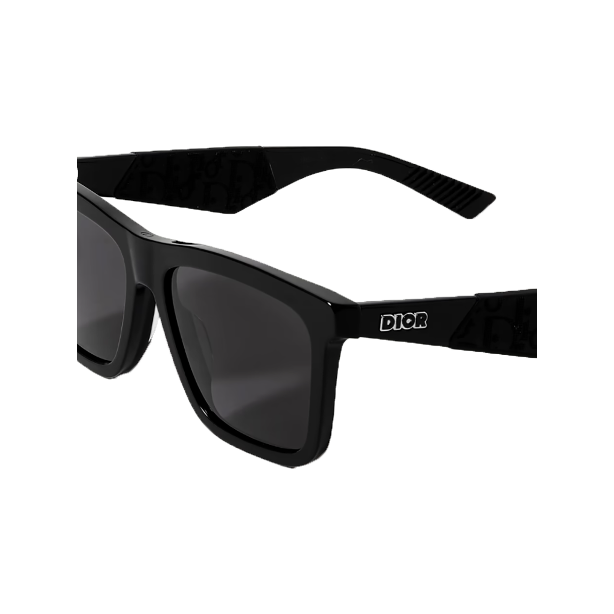 DIOR B27 D-FRAME LOGO SUNGLASSES IN BLACK