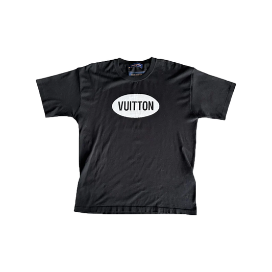 LOUIS VUITTON INTARSIA T-SHIRT IN BLACK AND WHITE