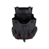 GUCCI SUPREME GG MONOGRAM BACKPACK IN BLACK