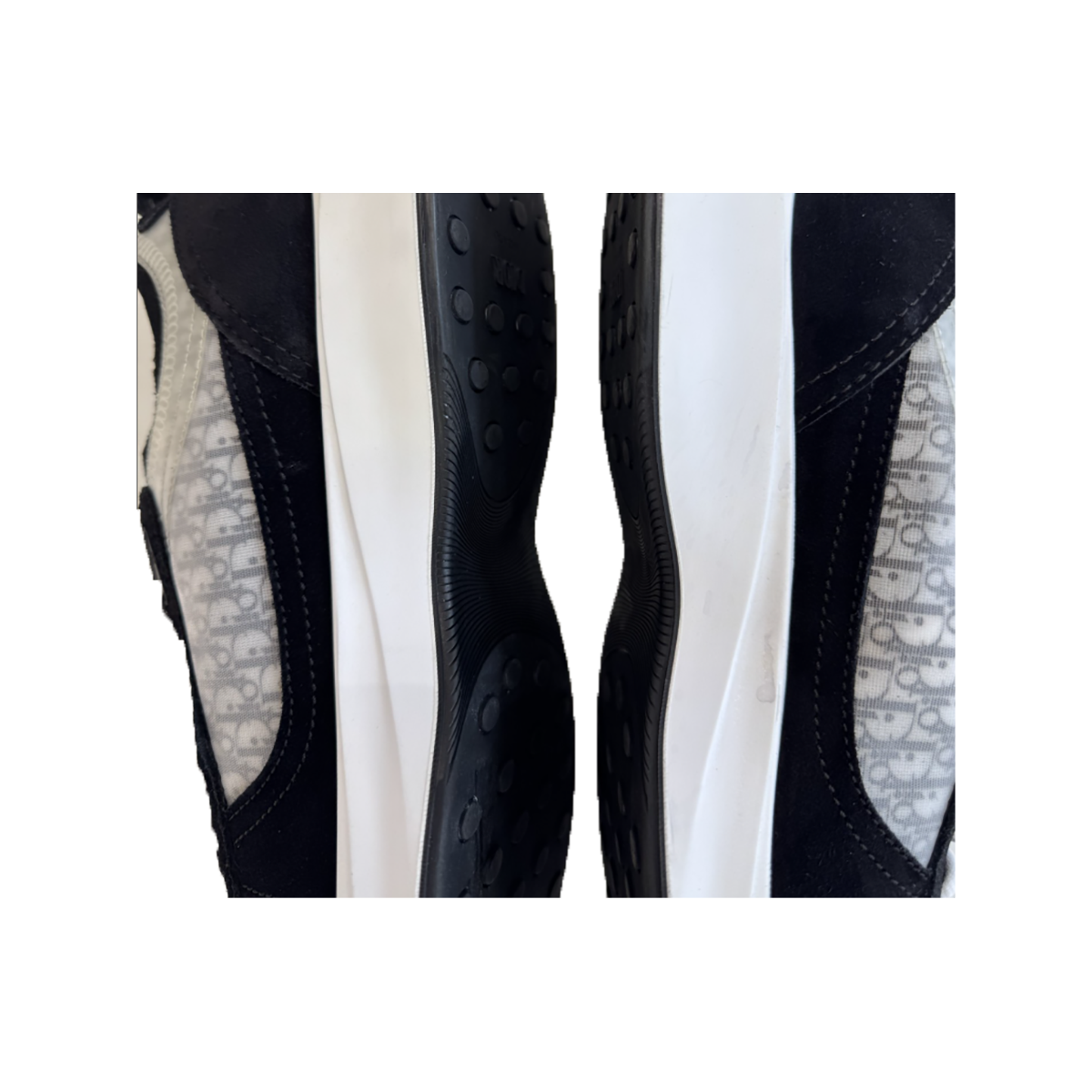 PRELOVED DIOR B25 OBLIQUE CANVAS RUNNER TRAINERS IN BLACK