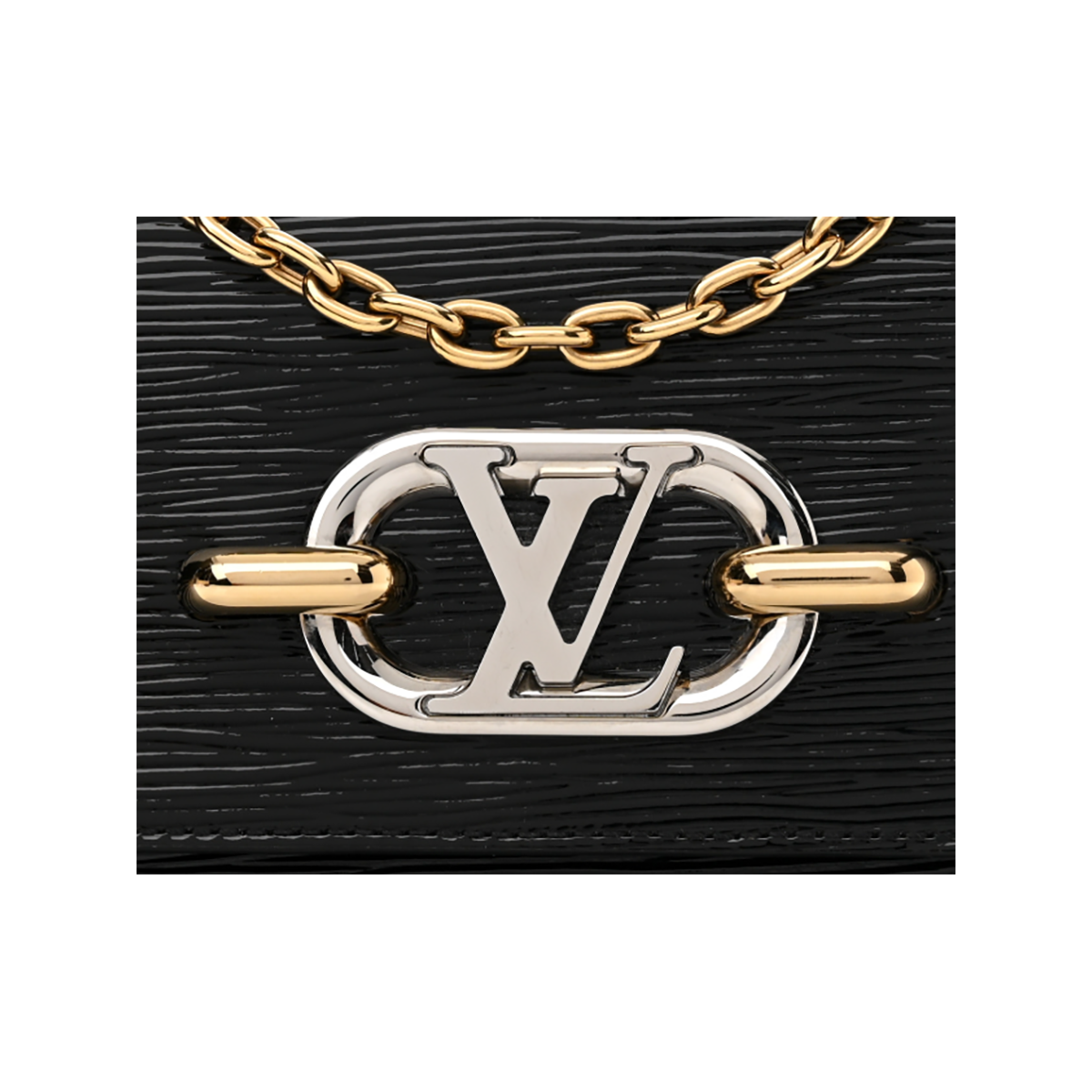 LOUIS VUITTON POCHETTE LOGO BAG IN BLACK